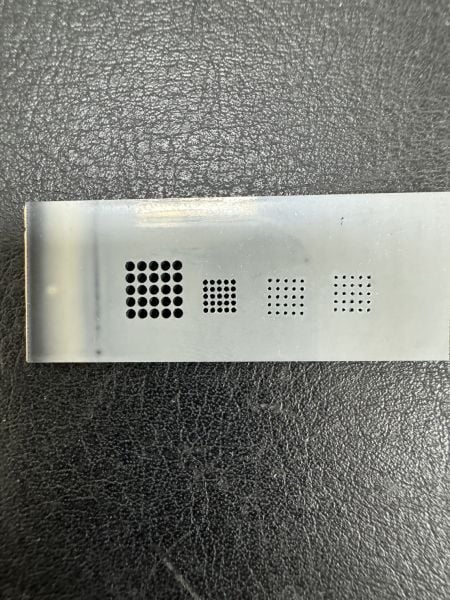 Waterjet Laser Microvia Drilling on Ceramic ABF PCB substrate